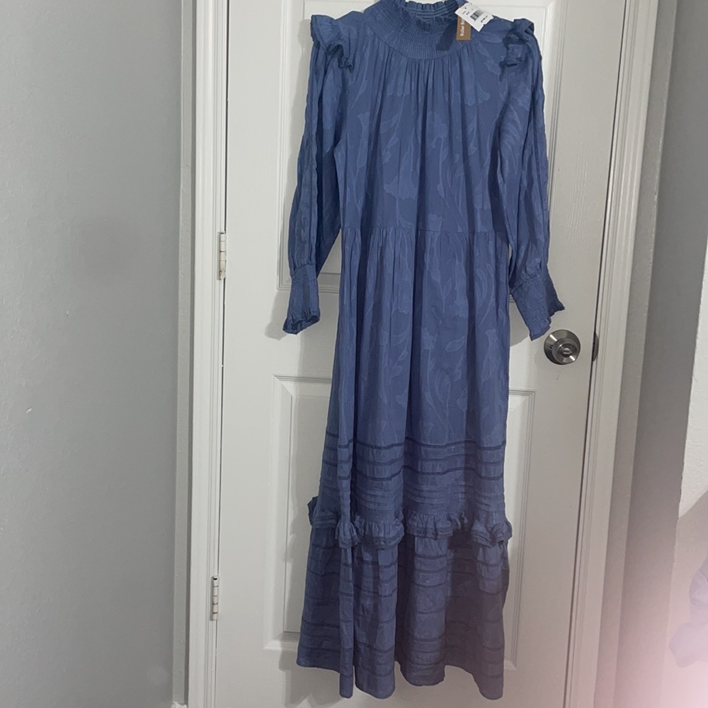 Roberta Roller Rabbit Blue Maxi Dress - Picture 7 of 12